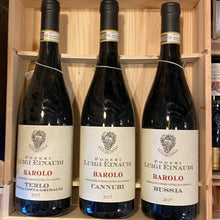 Afbeelding in Gallery-weergave laden, Poderi Luigi Einaudi - Barolo Terlo, Bussia, Cannubi - 3x0,75 OWC - 2018